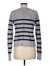 Bailey 44 Stripes Silver Pullover Sweater Size M - photo 2
