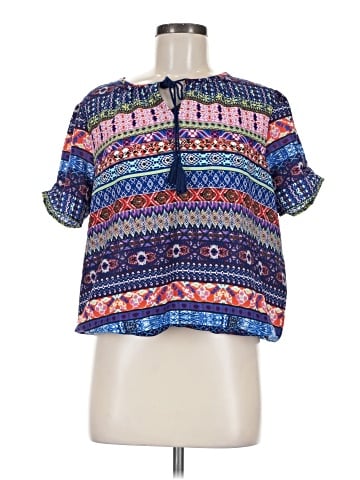 Life Style Short Sleeve Blouse (view 1)