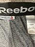 Reebok 100% Polyester Chevron-herringbone Gray Athletic Shorts Size M - photo 3