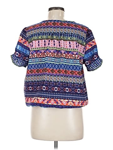 Life Style Short Sleeve Blouse (view 2)