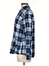 Lands' End Plaid Blue Long Sleeve Button-Down Shirt Size M - photo 5