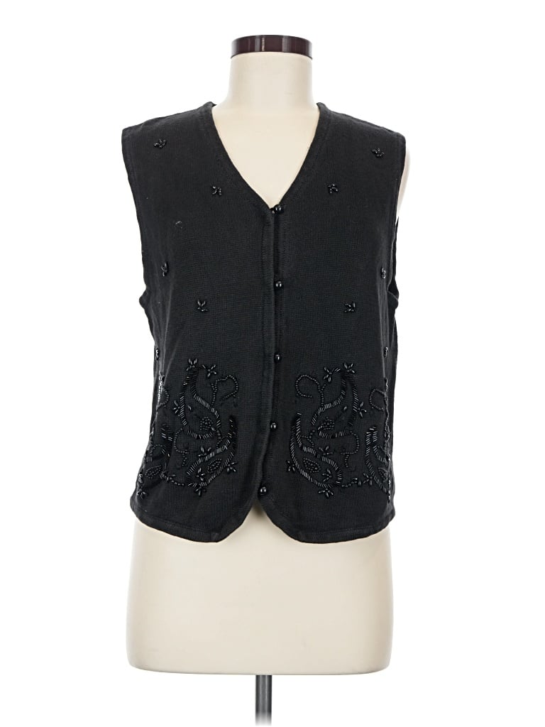 Pre-owned Requirements Sweater Vest In Black