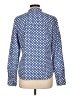 Boden 100% Cotton Polka Dots Blue Long Sleeve Button-Down Shirt Size 10 - photo 2