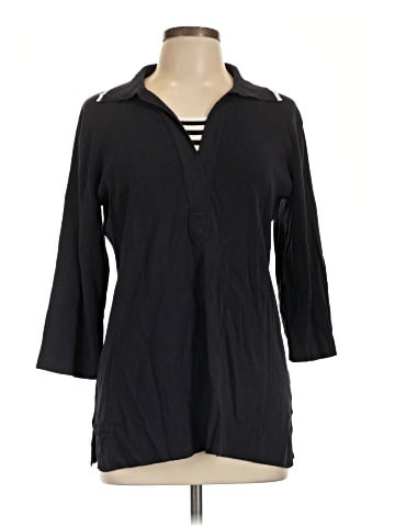 Coldwater Creek 3/4 Sleeve Button-Down Shirt (view 1)