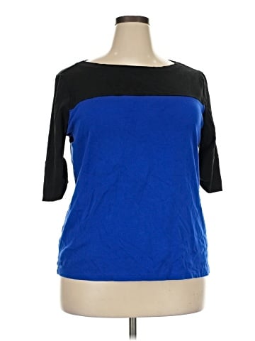 Lauren by Ralph Lauren 3/4 Sleeve T-Shirt (view 1)