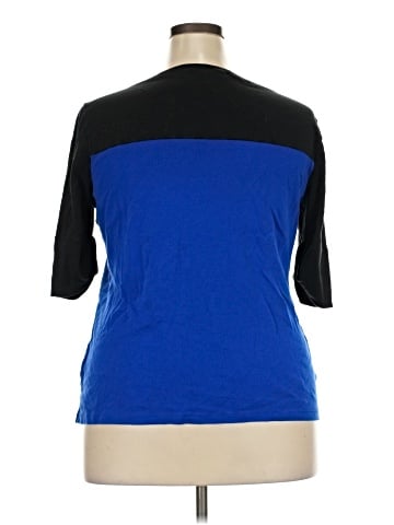 Lauren by Ralph Lauren 3/4 Sleeve T-Shirt (view 2)