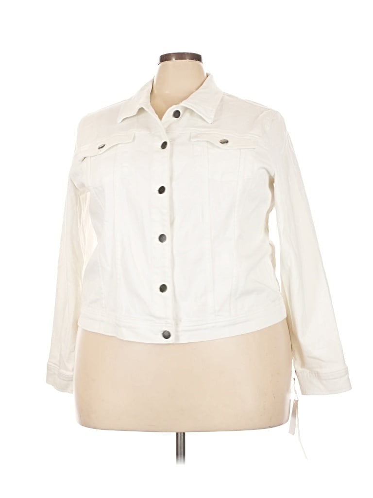 Pre-owned Caslon Jacket In Ivory