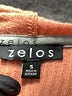 Zelos Orange Pullover Sweater Size S - photo 7
