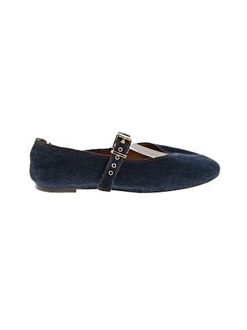 Madewell The Remy Mary Jane Flat in Denim: Sculptural Buckle Edition (view 1)
