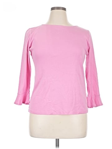 Lauren by Ralph Lauren 3/4 Sleeve T-Shirt (view 1)