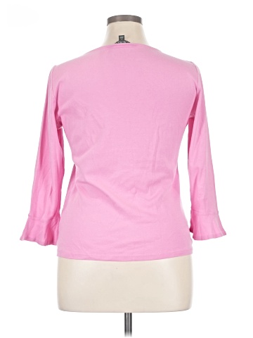 Lauren by Ralph Lauren 3/4 Sleeve T-Shirt (view 2)