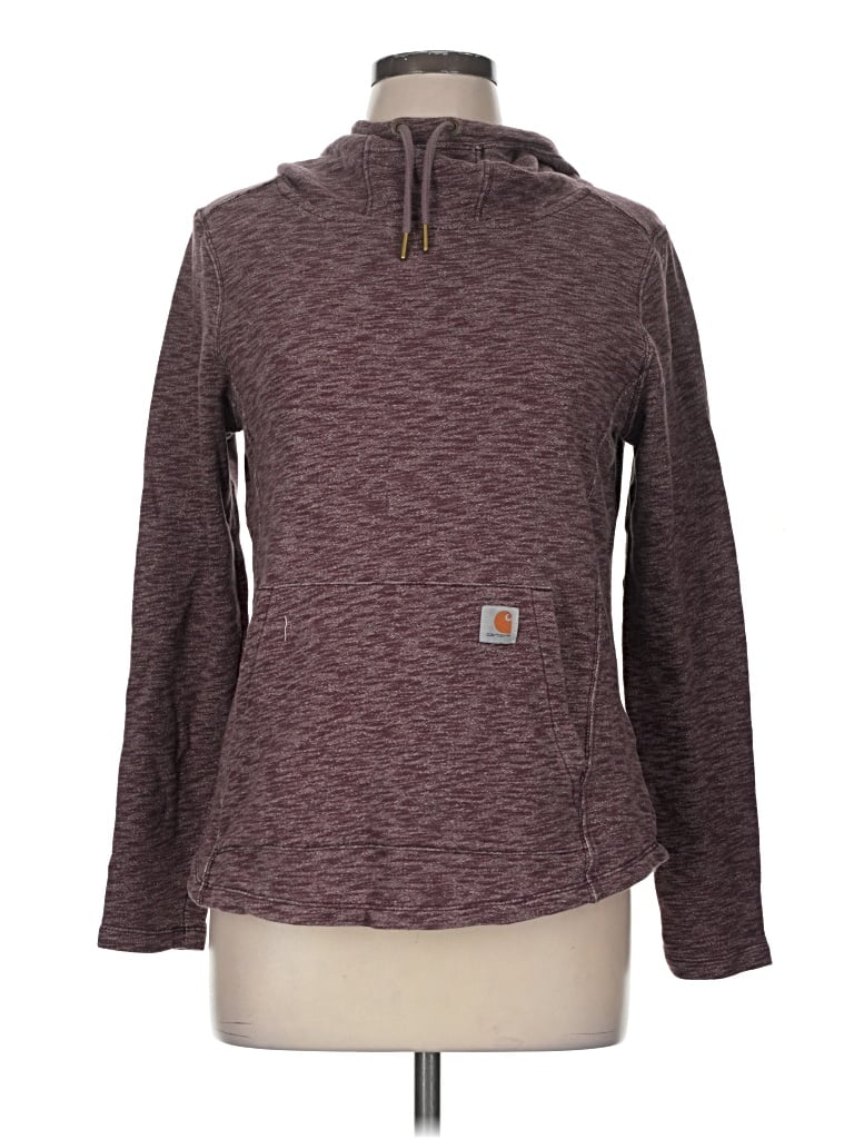 Pre-owned Carhartt Pullover Sweater In Burgundy