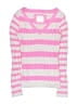 Justice Stripes Pink Pullover Sweater Size 16 - photo 1