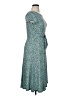 Perceptions Teal Casual Dress Size 14 Petite - photo 4