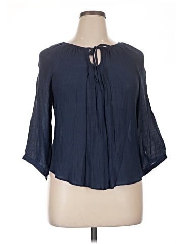 By & By 3/4 Sleeve Blouse (view 1)