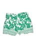 Francesca's 100% Rayon Paisley Green Shorts Size M - photo 2