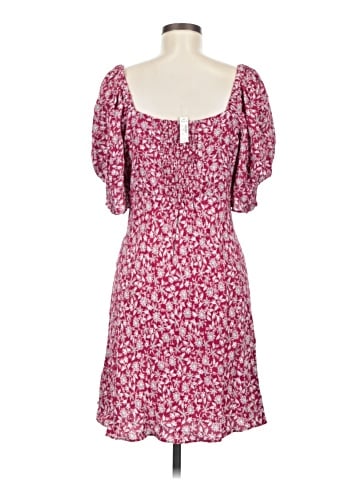 Madewell Puff-Sleeve Mini Dress in Floral (view 2)