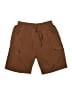 Unbranded Solid Brown Cargo Shorts Size S - photo 1