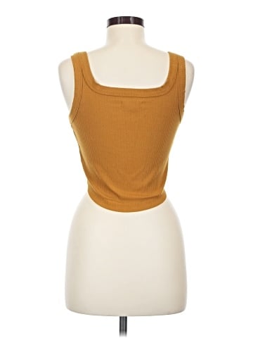 Madewell The Tailored Crop Tank in Sleekhold (view 2)