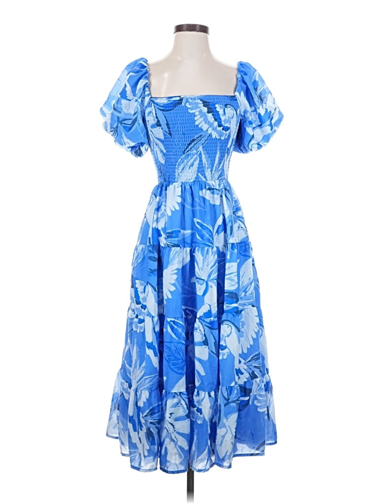 Pre-owned Crystal Sky Cocktail Dress In Blue