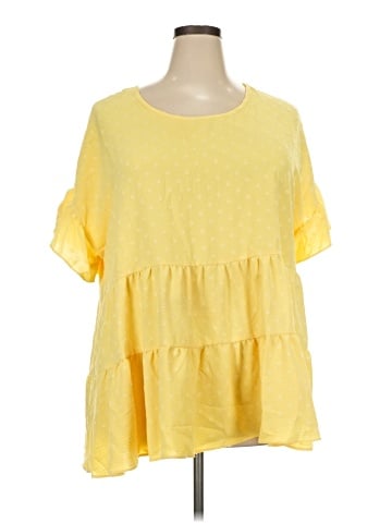 Spin Short Sleeve Blouse (view 1)