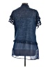 August Silk 100% Polyester Blue Cardigan Size M - photo 2