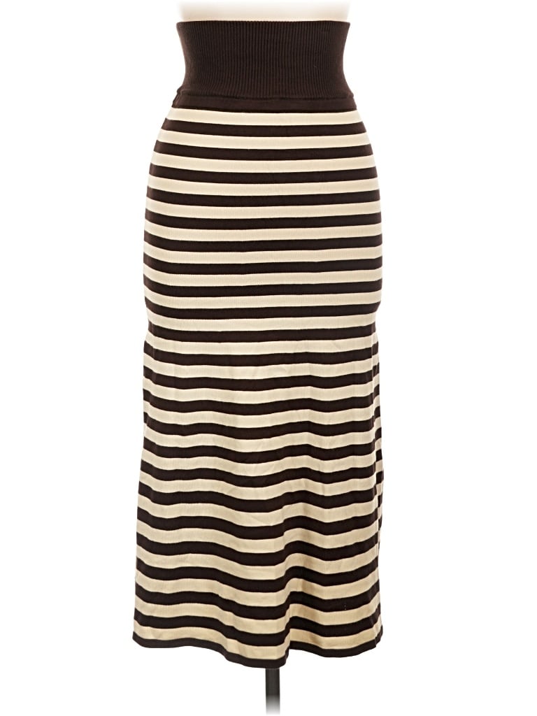 Pre-owned Frankies Bikinis Casual Skirt In Brown