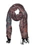 Unbranded Paisley Burgundy Scarf One size - photo 1