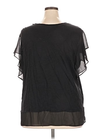DG^2 by Diane Gilman Short Sleeve Blouse (view 2)