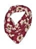 Unbranded Floral Burgundy Scarf One size - photo 1