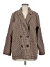Monki Houndstooth Brown Coat Size M - photo 1