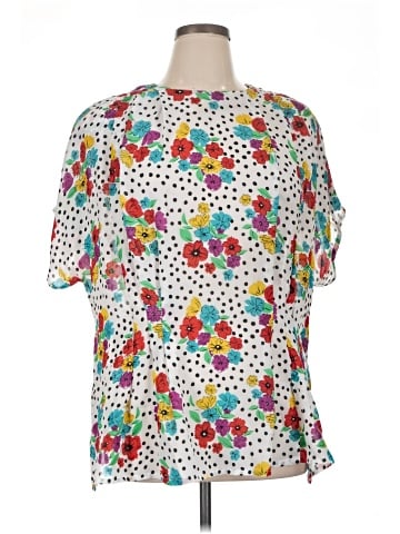 Leslie Fay Short Sleeve Blouse (view 1)