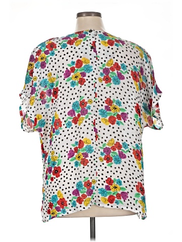 Leslie Fay Short Sleeve Blouse (view 2)