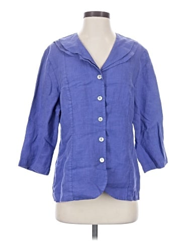 Mosaic 3/4 Sleeve Button-Down Shirt (view 1)