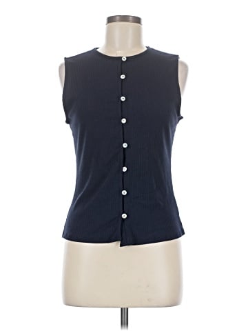 Green Envelope Sleeveless Top (view 1)