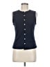 Green Envelope Blue Sleeveless Top Size M - photo 1