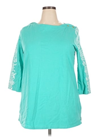 Jessica London 3/4 Sleeve T-Shirt (view 1)