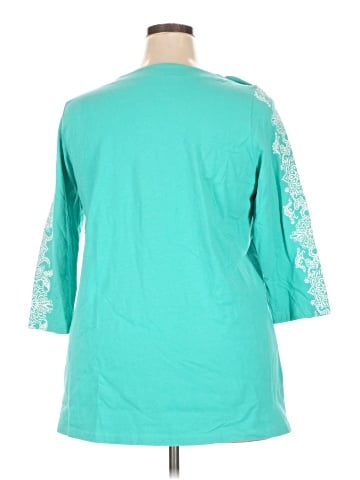 Jessica London 3/4 Sleeve T-Shirt (view 2)