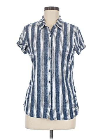 Derek Heart Short Sleeve Button-Down Shirt (view 1)