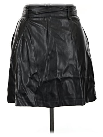 Banana Republic Factory Store Faux Leather Skirt (view 2)