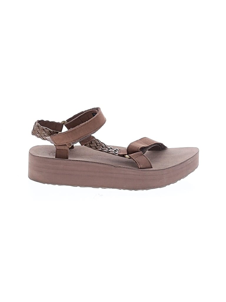 Pre-owned Teva Sandals In Brown