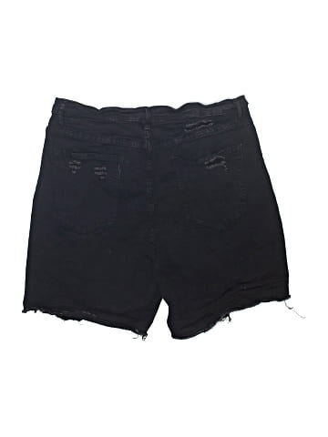Shein Curve Denim Shorts (view 2)
