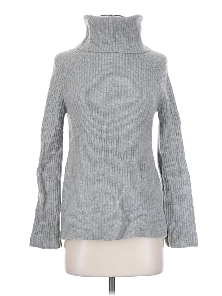 Pre-owned Halogen Cashmere Pullover Sweater In Gray