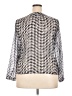 Pendleton 100% Polyester Silver Gray Long Sleeve Blouse Size 18 Petite - photo 2