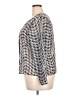 Pendleton 100% Polyester Silver Gray Long Sleeve Blouse Size 18 Petite - photo 5