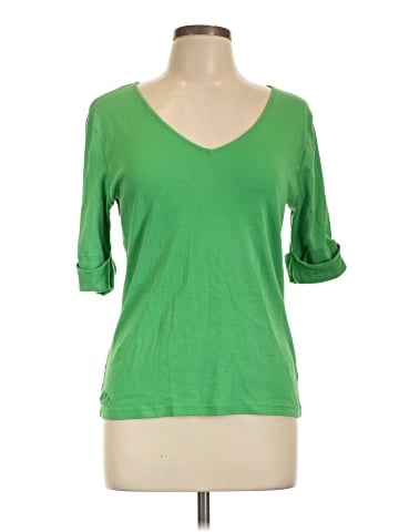 Lauren by Ralph Lauren 3/4 Sleeve T-Shirt (view 1)