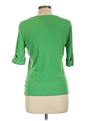 Lauren by Ralph Lauren 3/4 Sleeve T-Shirt (view 2)