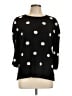 INC International Concepts Polka Dots Black Pullover Sweater Size L - photo 1