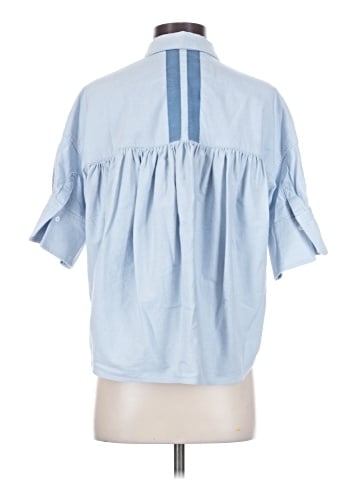 Maeve Short Sleeve Button-Down Shirt (view 2)