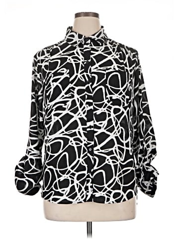 New York & Company Long Sleeve Blouse (view 1)